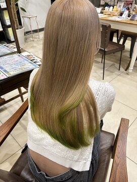 フォルテ 藤枝エピ店 エンドカラー　ブリーチあり