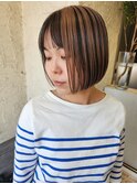 【新宿】ショートボブアンブレラカラー20代30代40代似合わせ