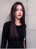 韓国ヘアー/ダブルカラー/ハイライト/イメチェン/エクステ/梅田