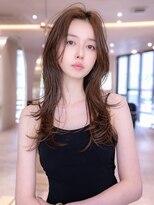 イオ 本厚木(io)&nbsp;ミディアム髪質改善ストレート顔周りレイヤーカット前髪縮毛矯正