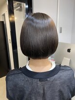 エトラ 渋谷店(etora) 前髪 外ハネボブ 暗めカラー グランマッシュ デザインカラー"