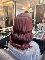 キャラ 池袋本店(CHARA)&nbsp;ブリーチなしレッドカラー/ブリーチなしダブルカラー