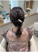 編みおろし/お呼ばれヘア/ヘアセット
