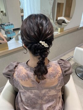 ラ ブランシュ 大宮(La Blanche) 編みおろし/お呼ばれヘア/ヘアセット