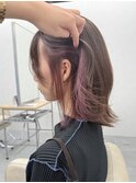 インナーカラーでかわいいスタイル☆