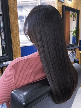 オーダー:全体10cmくらい切ってトリートメント