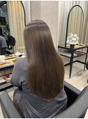 アッシュグレージュ&髪質改善トリートメント