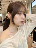 グランド(GRAND) 顔周りカット後れ毛くびれヘアアッシュベージュ20代30代【平島】