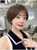 ショートヘア　韓国ヘア　韓国ボブ