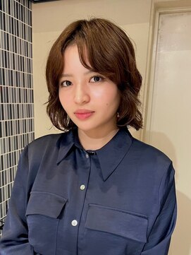 シティ(sity.) 天神 ボブ 顔まわりレイヤーカット ブリーチなしカラー