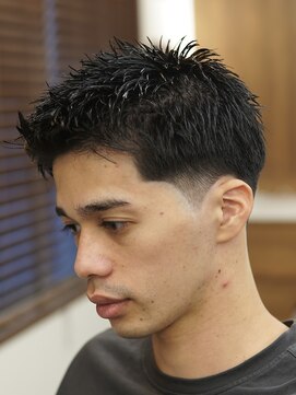 ザチョップショップ キチジョウジ(THE CHOP SHOP KICHIJOJI) スパイキーショートフェードカットシェービング吉祥寺理容室