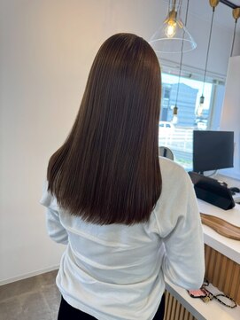 クララジャパン ナベシマ(CLALA JAPAN Nabeshima) 縮毛矯正　質感ストレート　髪質改善カラー　顔まわり　ブリーチ