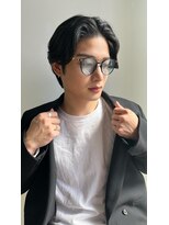 メンズサロン マウナ(men's salon Mauna)&nbsp;スパイラルパーマスペインカールダークアッシュニュアンスパーマ