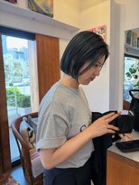 ツネ ヘアアンドヘッドスパ(TsuNE hair&head spa)&nbsp;ワンレン　ミニボブ