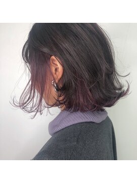 リー 梅田(Lee) Lee梅田◆ヘルシーレイヤー×無造作カール×無造作前下がりボブ