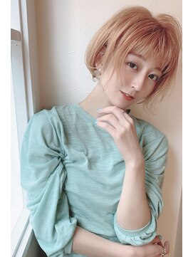 ゼロナナ バイ アフロート(07 by afloat) デザインカラーローライトストレートパーマ・縮毛矯正