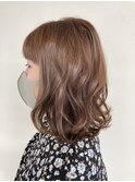 迷ったらこのスタイル!春のゆるふわミディアム◎