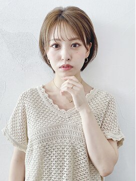 アイティー バイ アルバム 中野店(IT by ALBUM) 耳掛けショート_カーキグレージュマッシュショート_78031