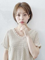 アイティー バイ アルバム 中野店(IT by ALBUM) 耳掛けショート_カーキグレージュマッシュショート_78031