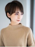 デジタルパーマミニウルフテラコッタくすみブルー20代30代40代