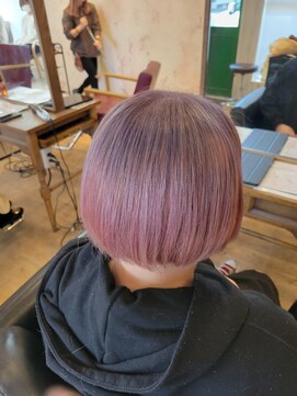 ヘアーサロン リアン 鴻巣店(hair salon Rien) パープルピンクグラデーション
