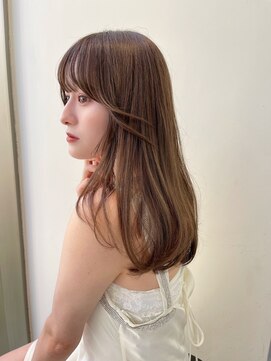 ノク(nok) シアブラウン_くびれレイヤーベージュアッシュグレージュ