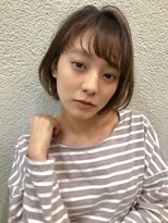 ロンドプランタン 恵比寿(Lond Printemps)&nbsp;透明感ダブルカラーシースルーバングふんわりミディアム【中居】