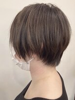 ヘアメイク クリア 本店(hair+make CLEAR) 小顔ショート×グレージュ　30代40代50代