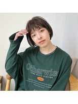 ジジ 代々木(Gigi)&nbsp;【Gigi】外ハネボブ セクションカラー ペールベージュ