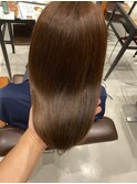 ブラウンベージュカラー 髪質改善