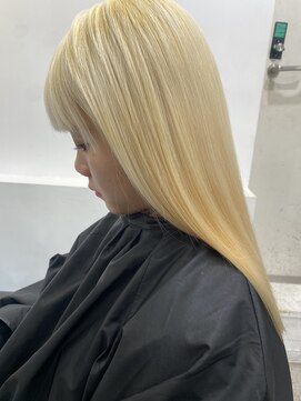 ゲーム 原宿店(GAME) ブリーチ/ブロンド/ホワイト/前髪カット/トリートメント