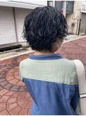 ショート×無造作パーマ