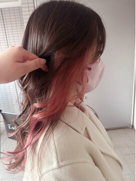 エンリー(ENlee) 【白鳥未来】イヤリングカラー×ピンク