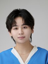 オーシャントーキョー(OCEAN TOKYO)&nbsp;ニュアンスセンターパート(刈り上げツーブロック黒髪パーマ)