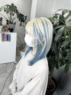 ループ(LOOP) アンブレラカラー　インナーカラー　ハイトーン