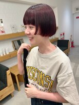 ナック 茶屋町(knack chayamachi) マッシュラインボブ、インナーピンク