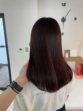 ウル 岡山駅店(ULu.) ブリーチなし暖色ワンカラー