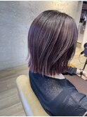 sae 【ぱつっとボブ×ピンクラベンダー】