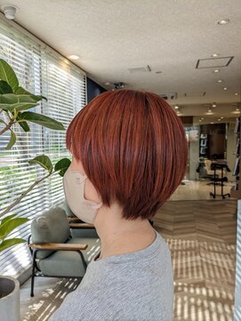 アース 三田南ウッディタウン店(HAIR&MAKE EARTH) 大人可愛い丸みボブピンクラベンダーベージュベビーピンク 10/23