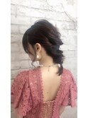 パーティヘアセット池袋アレンジ結婚式セット