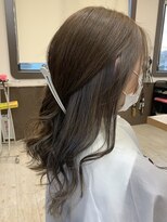 リアン(Lien) ナチュラルグレー インナーカラー×マロンアッシュ
