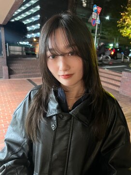 ノラ ギンザ(NORA GINZA) 酸性ストレートパーマ顔まわりレイヤーカット透明感カラー