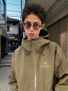 ヒュージ 表参道(huge) スパイキーショート/メンズカット/眉毛/ニュアンスパーマ