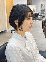 トト 船橋店(toto.)&nbsp;☆細めハイライトボブフェザーショートマロンベージュ[船橋]