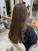 ケンジ 湘南台(KENJE)&nbsp;透明感抜群！垢抜けオリーブカラー[髪質改善トリートメント]