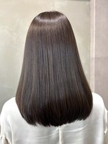 ファビ 渋谷(Fab) くびれヘア/暗めカラー/アプリコットオレンジ/縮毛矯正