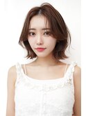 韓国レイヤー顔周りカット透明感カラー髪質改善艶髪シースルー