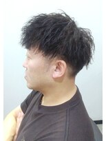 夜髪&nbsp;チリチリ感強めはお好き？セットなしでOK！長持ちパーマ