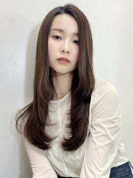 ジーナ 梅田(Zina) 顔まわり/くびれ/レイヤーカット/髪質改善/大阪/kyoka