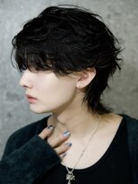 ルーシー 川越(LUCEY)&nbsp;センターパートフェザーパーマシャドウパーマメンズパーマ